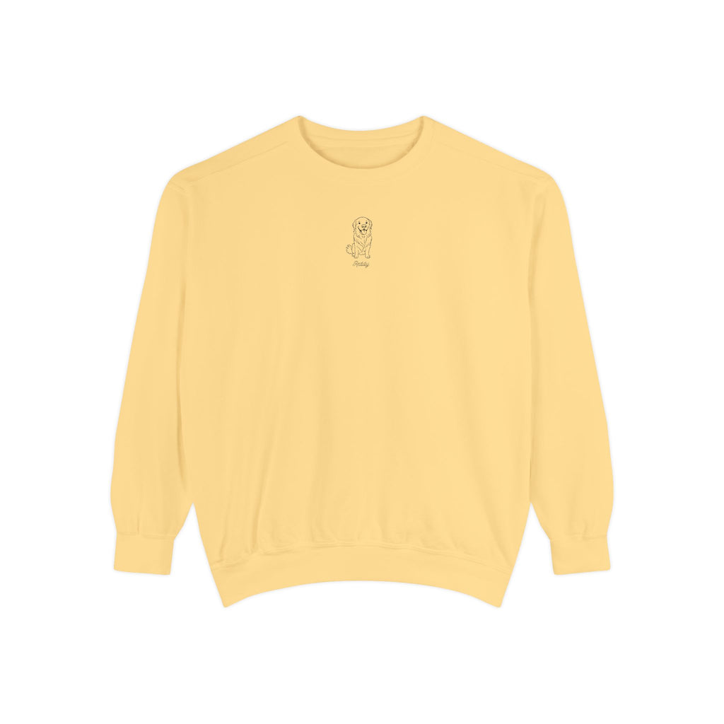 Cozy Garment-Dyed Sweatshirt, Casual Chic Top, Perfect for Gift Giving, Everyday Wear, Relaxed Comfort Style