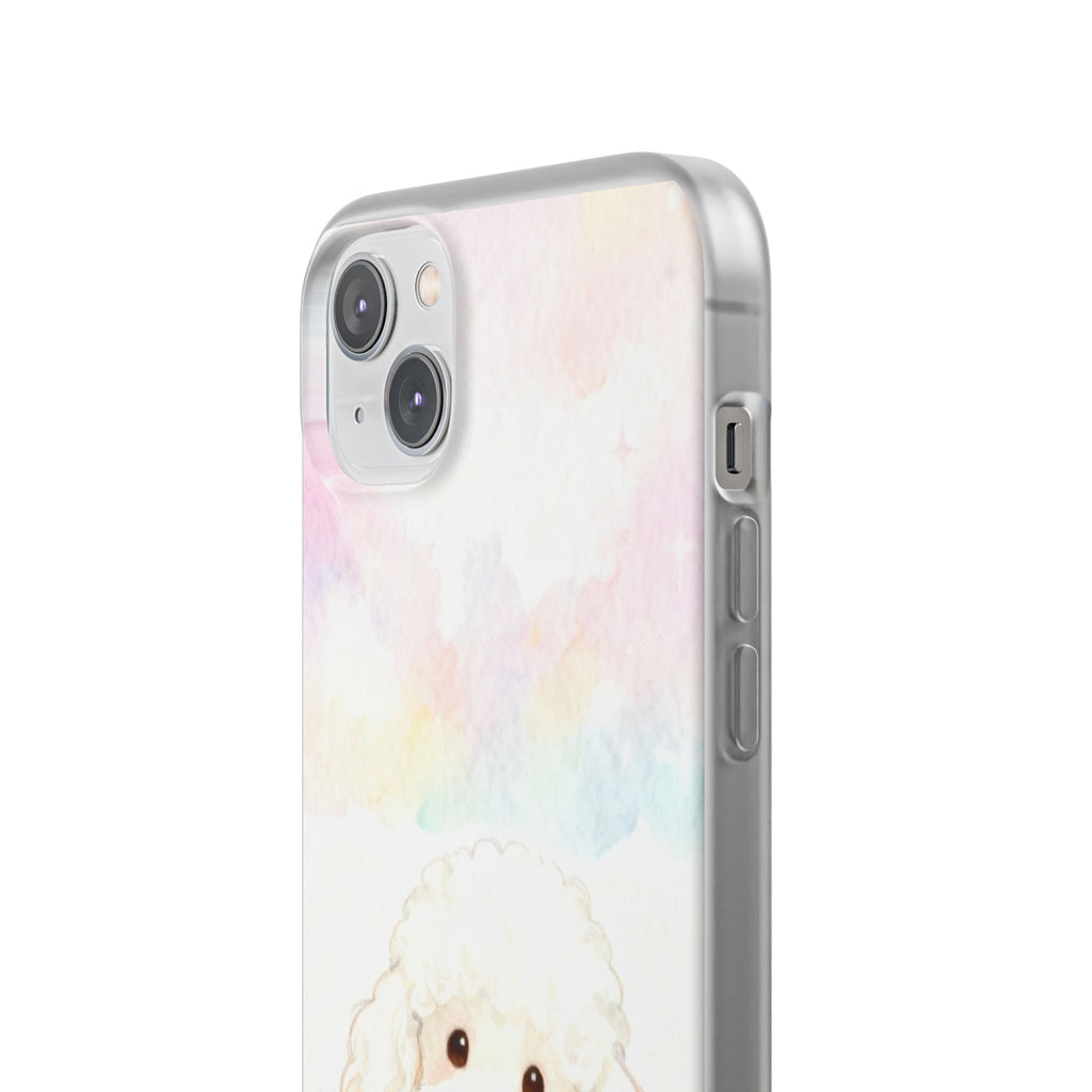 Personalized Pet Flexi Case, Cute Pet Phone Cover, Custom Pet Name Case, Colorful Animal Design, Gift for Pet Lovers
