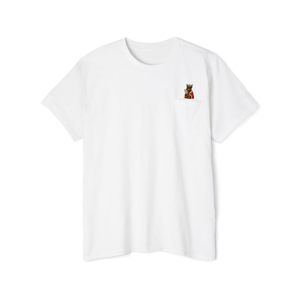 Pocket T-Shirt with Adorable Design, Unisex Cotton Tee, Casual Wear, Fun Gift for Animal Lovers, Birthday Present, Summer Style