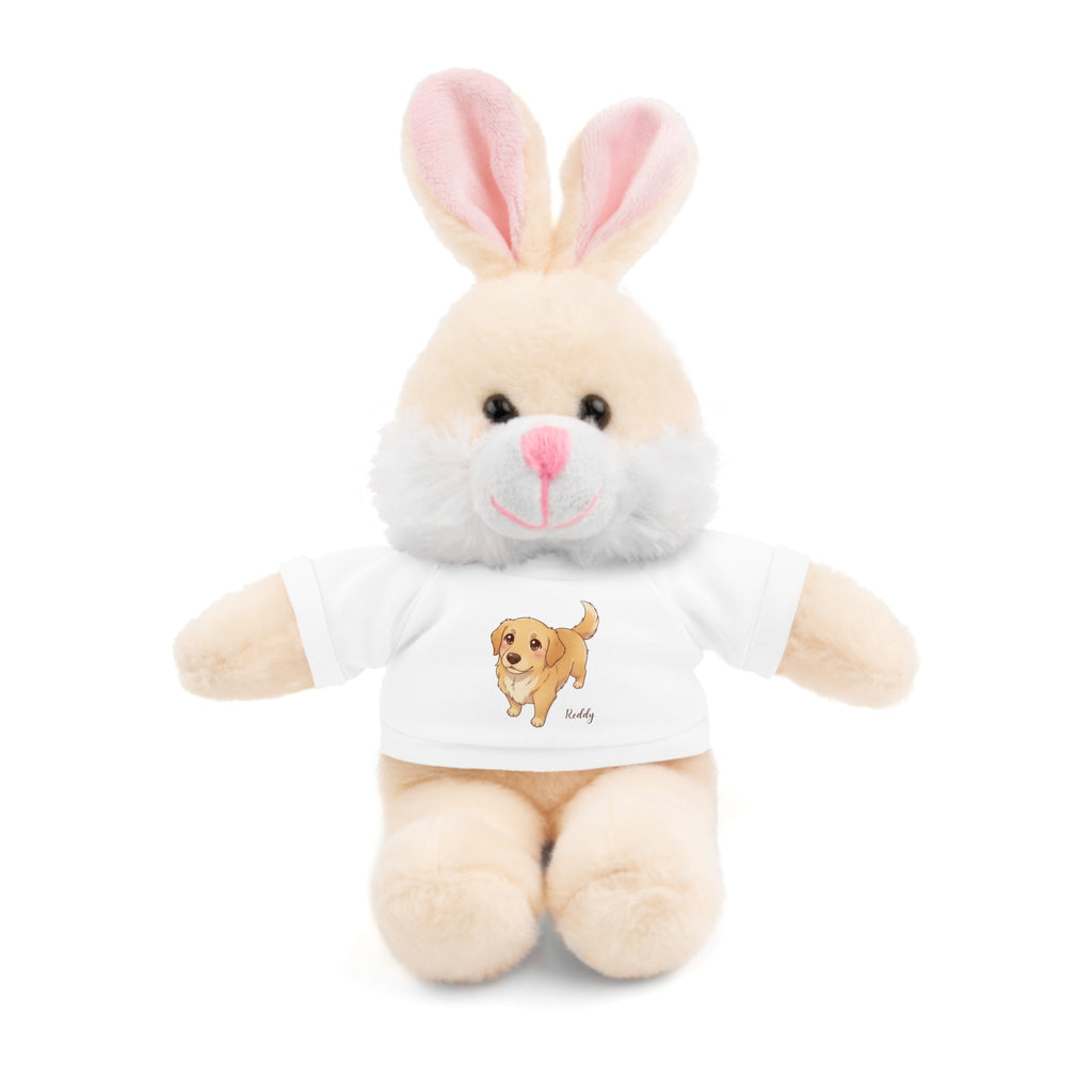 Personalized Stuffed Animal with Tee, Adorable Gift for Kids/Pets, Cute Birthday Present, Stuffed Animal for All Occasions