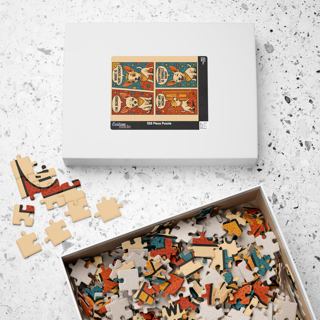 Pet-Themed Puzzle, Cute Pet Puzzle, Novelty Pet Gifts, Family Fun Activity, Indoor Game for Pet Lovers