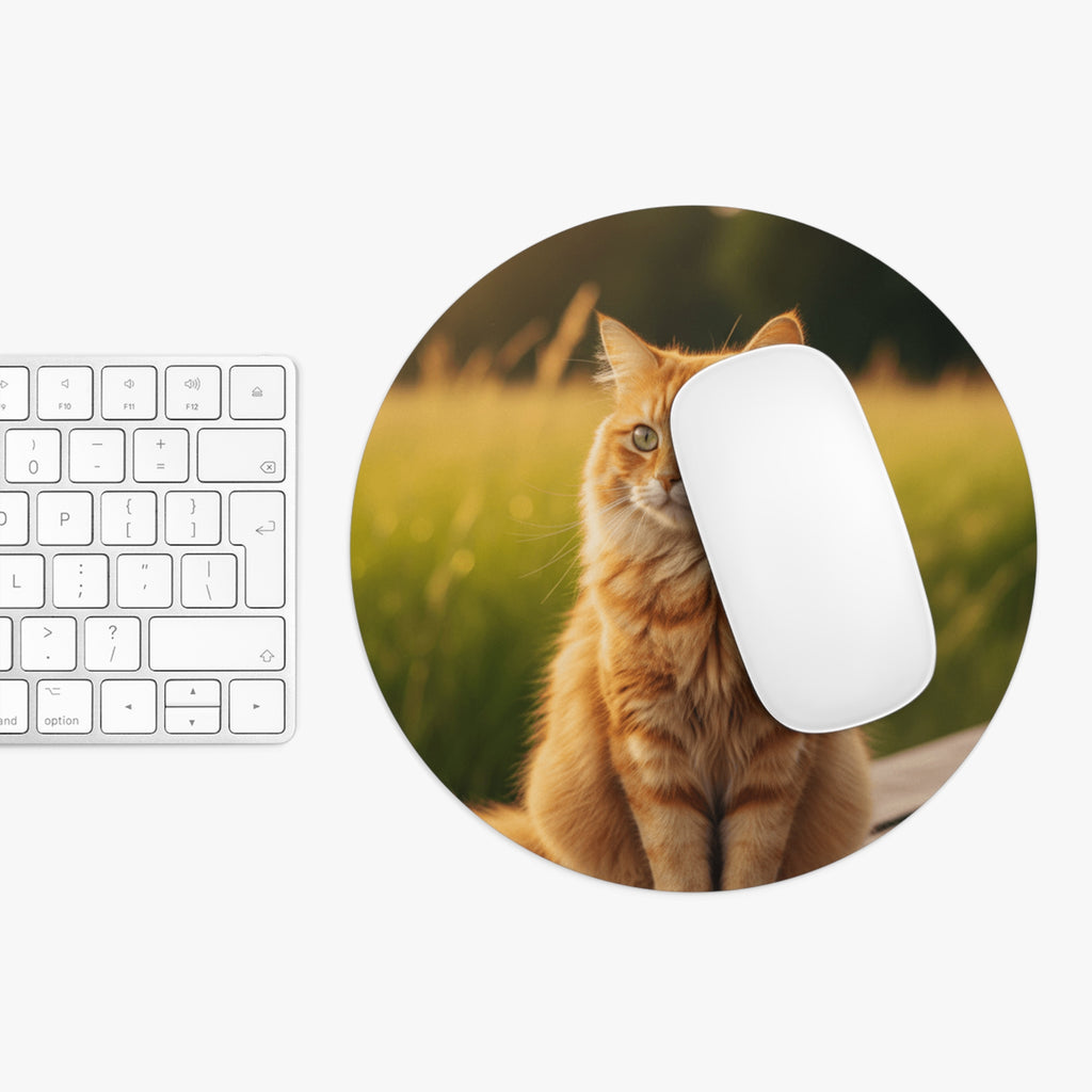 Mouse Pad | Purrfect Gift for Pet Owners, Office Decor, Personalized Work Space, Unique Pet Accessories