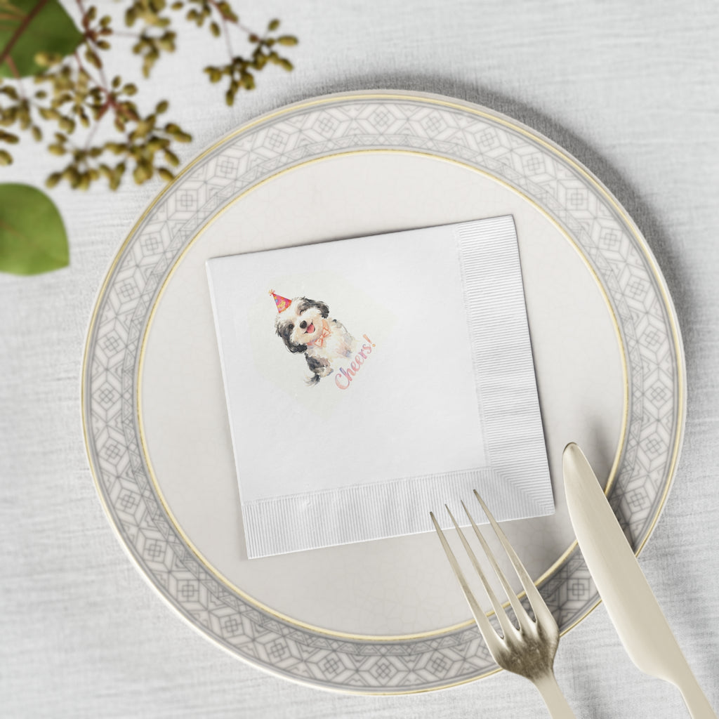 Cute Party Napkins, Perfect for Celebrations, Birthdays, Pet Parties, Events, and Gatherings