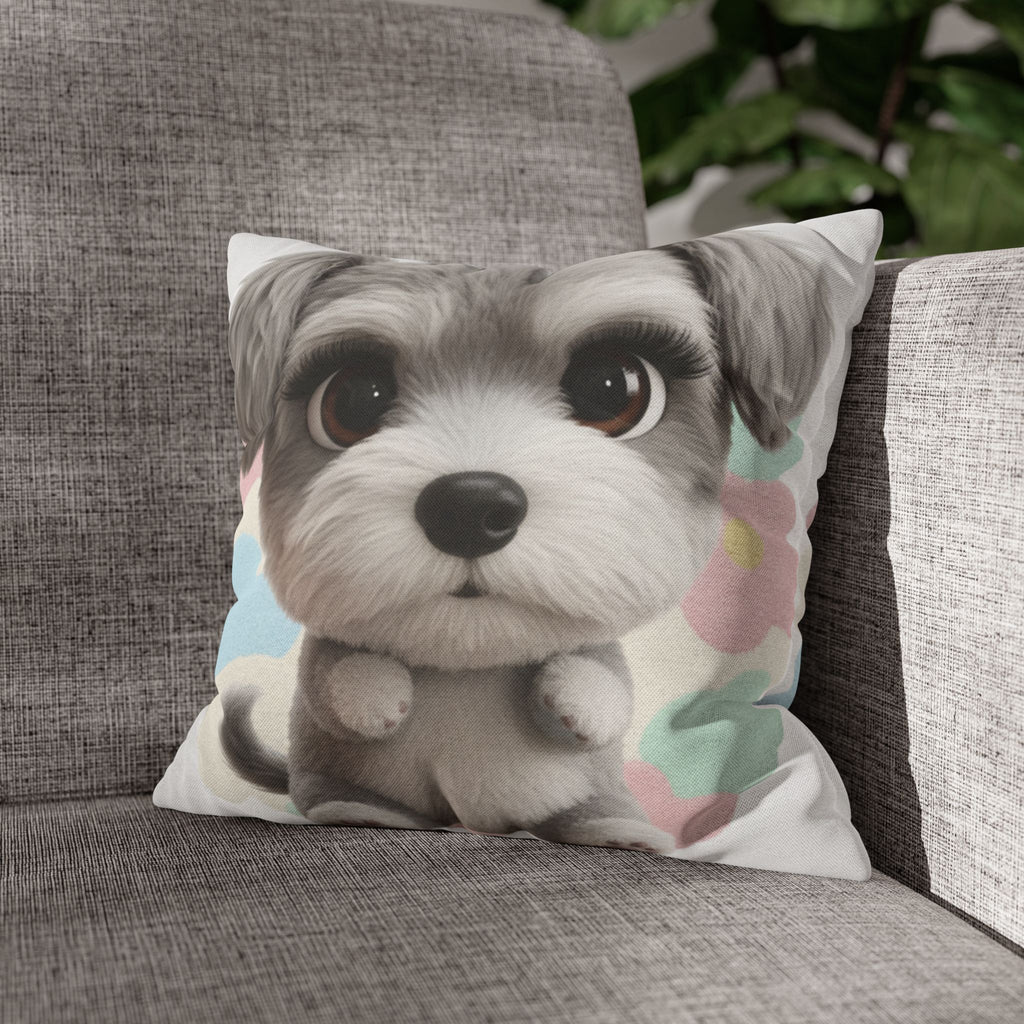 Cute Pillowcase, Cozy Pet Lover Decor, Cartoon Pet Pillow, Bedroom Cushion Cover, Gift for Pet Owners, Animal Home Decor