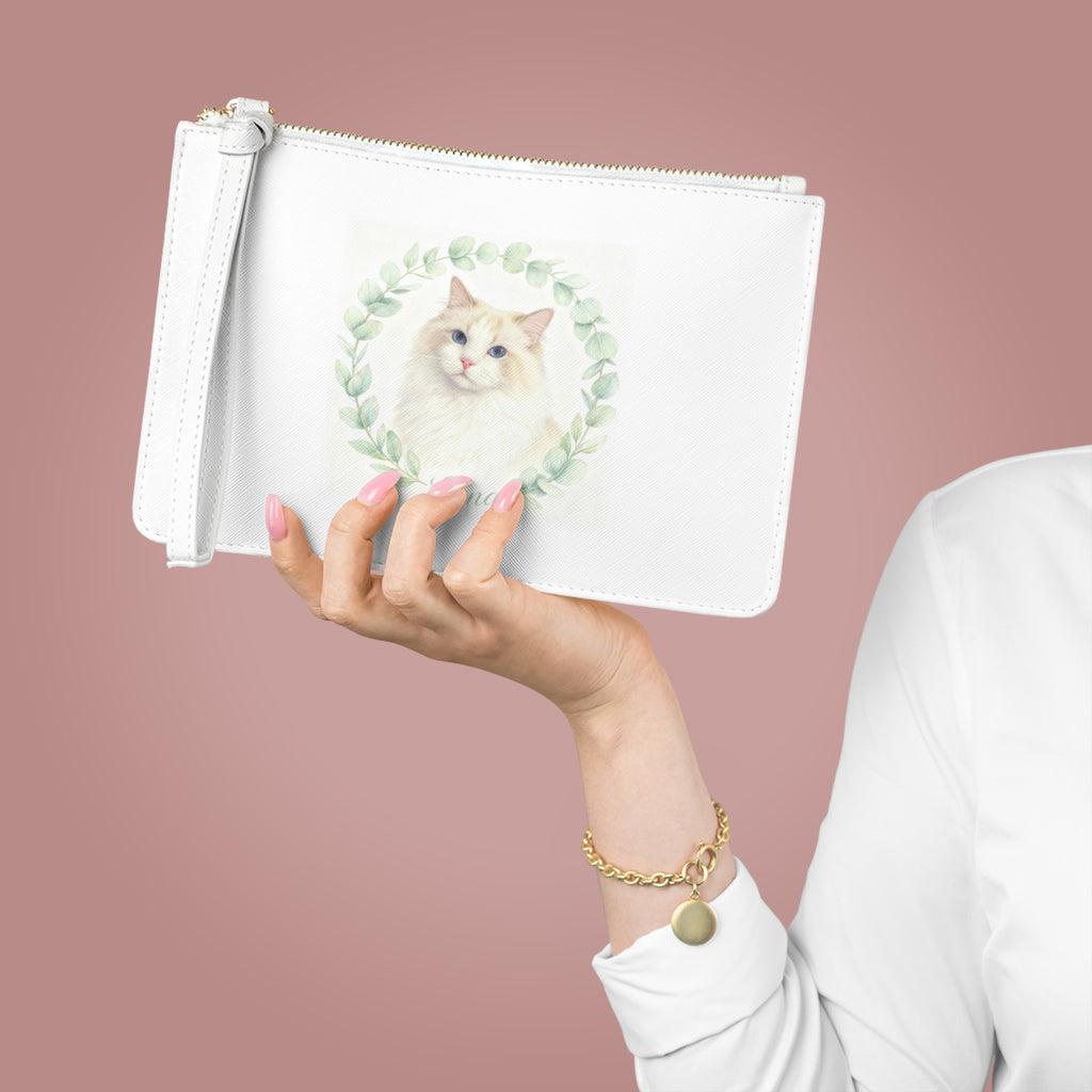 Adorable Clutch Bag with Custom Name, Ideal for Pet Owners, Gifts for Pet Lovers, Pet-Themed Accessories
