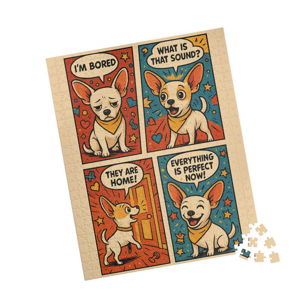 Pet-Themed Puzzle, Cute Pet Puzzle, Novelty Pet Gifts, Family Fun Activity, Indoor Game for Pet Lovers