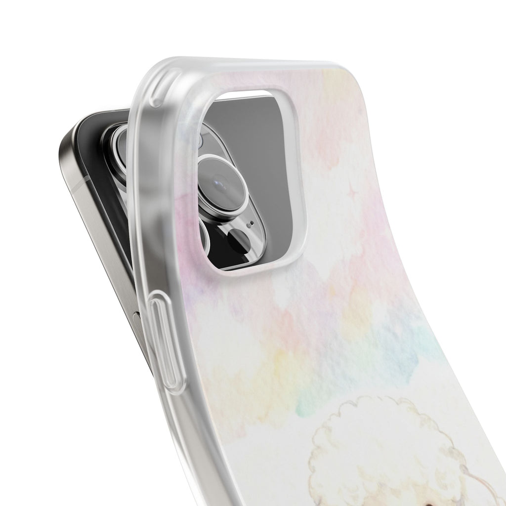 Personalized Pet Flexi Case, Cute Pet Phone Cover, Custom Pet Name Case, Colorful Animal Design, Gift for Pet Lovers