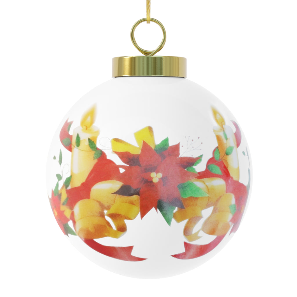 Christmas Pet Ball Ornament, Holiday Decor, Personalized Pet Gifts, Xmas Tree Decoration, Pet Lover Gifts, Festive Home Accents