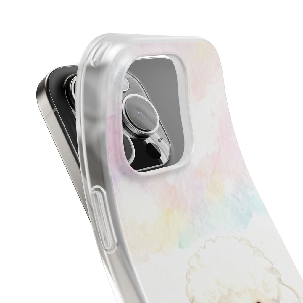Personalized Pet Flexi Case, Cute Pet Phone Cover, Custom Pet Name Case, Colorful Animal Design, Gift for Pet Lovers