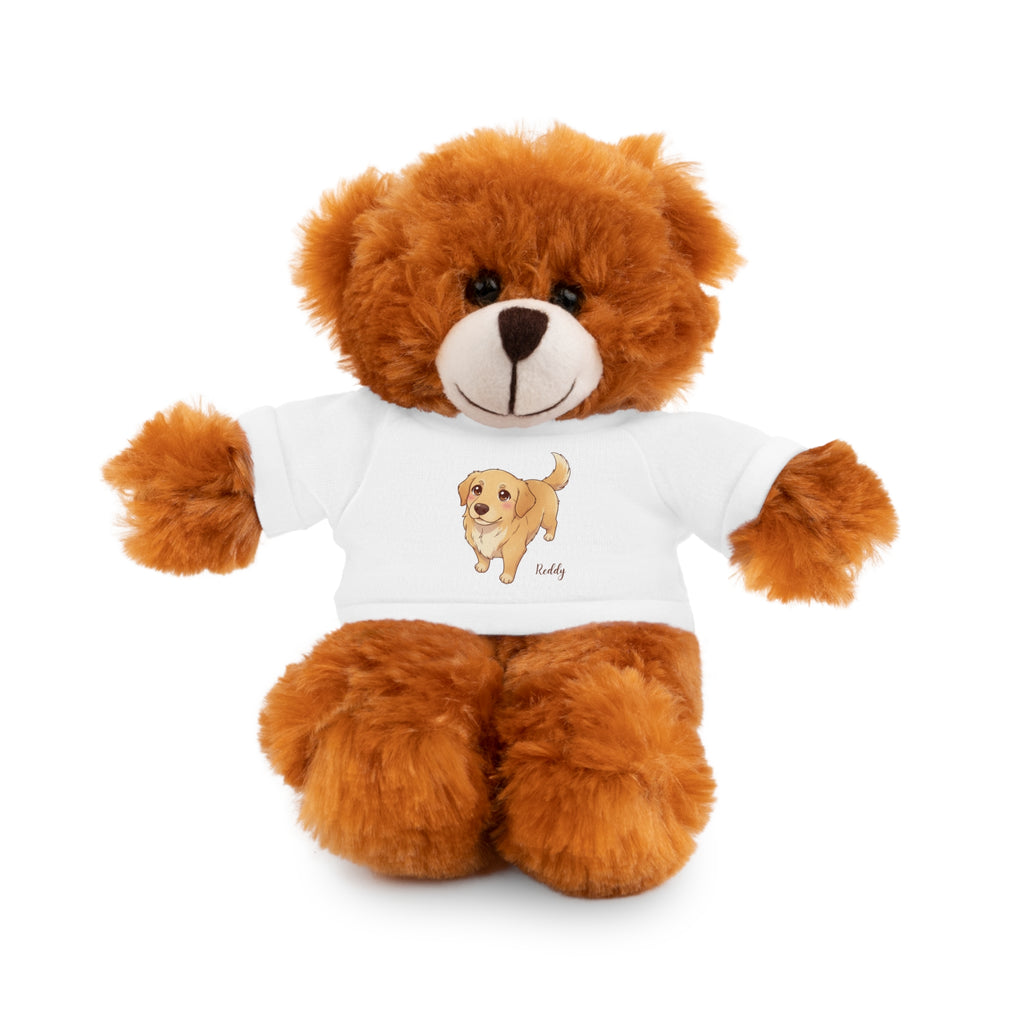 Personalized Stuffed Animal with Tee, Adorable Gift for Kids/Pets, Cute Birthday Present, Stuffed Animal for All Occasions