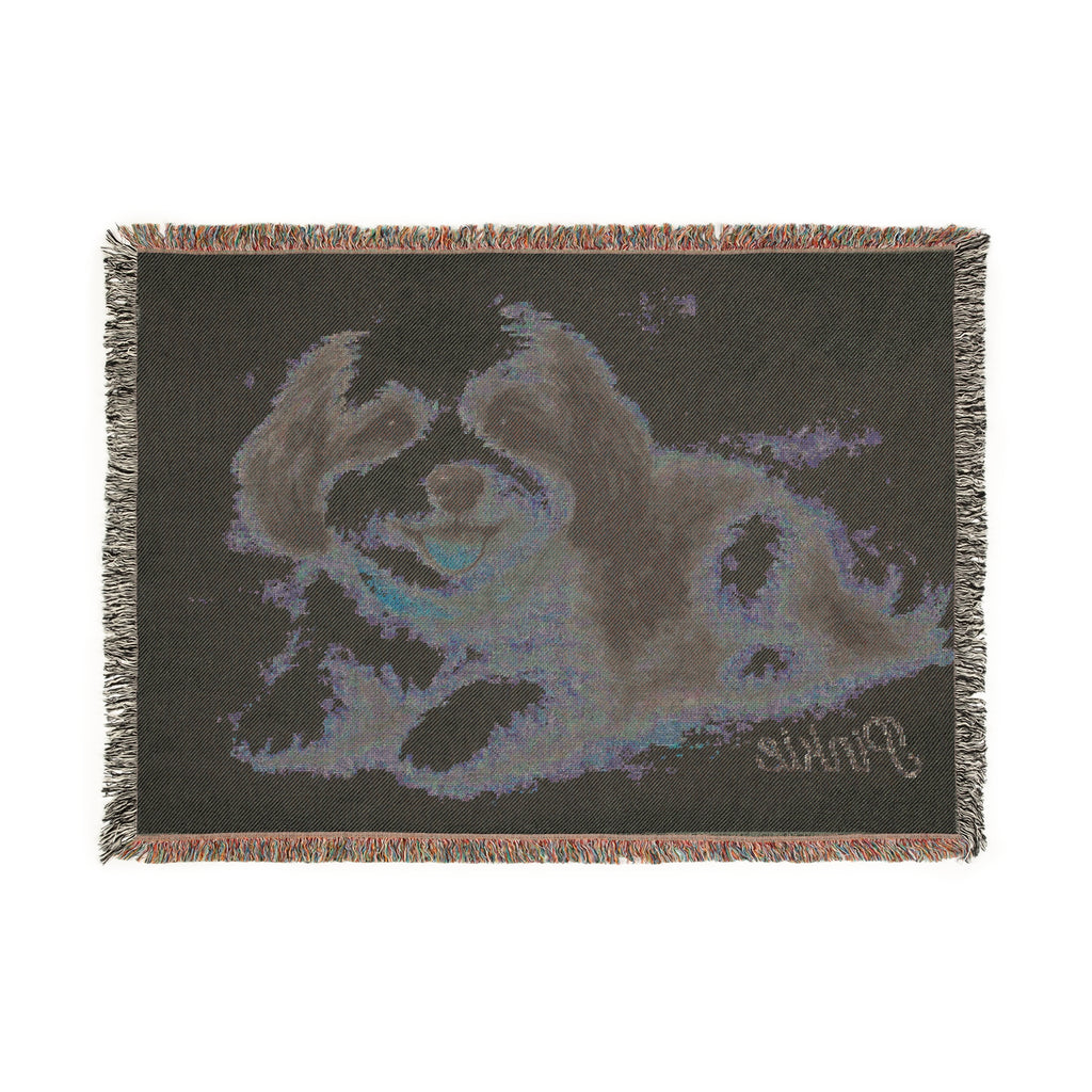 Custom Pet Woven Blanket, Cozy Dog Throw, Personalized Gifts for Pet Lovers, Unique Home Decor, Perfect for Dog Owners