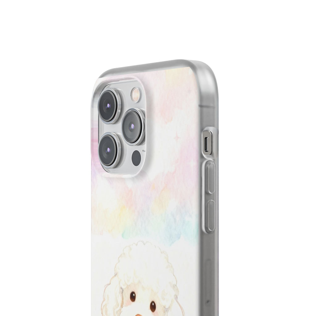 Personalized Pet Flexi Case, Cute Pet Phone Cover, Custom Pet Name Case, Colorful Animal Design, Gift for Pet Lovers