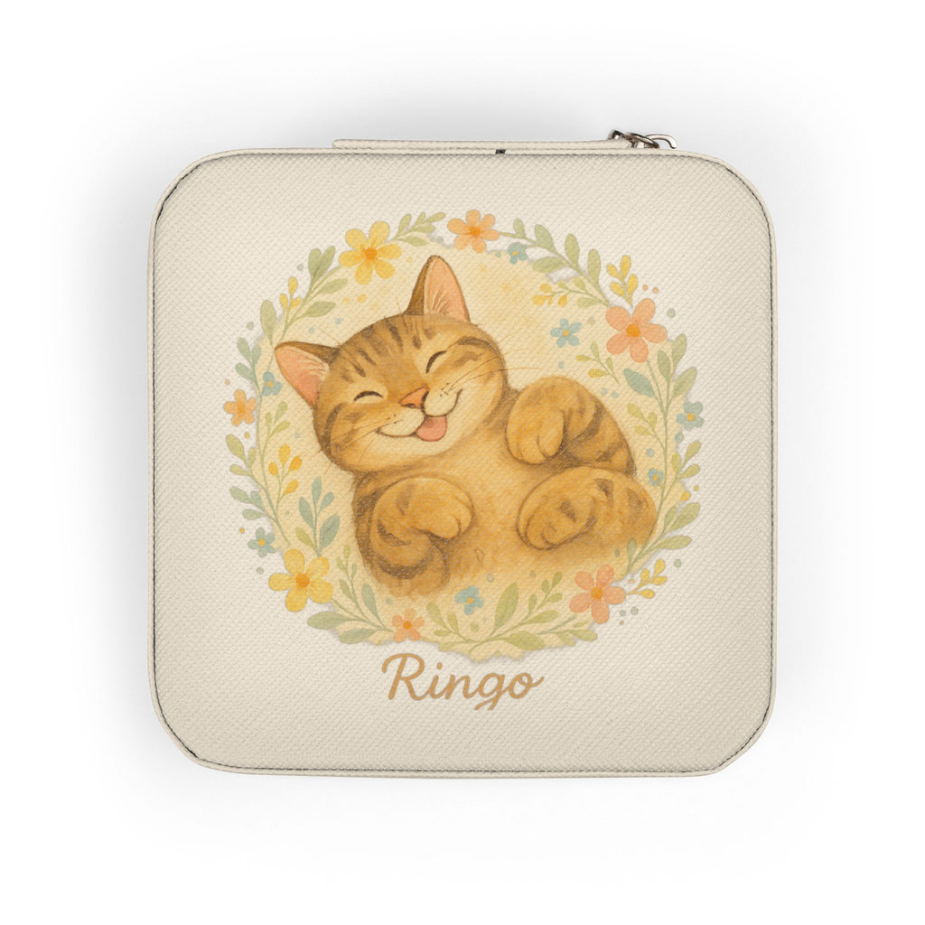 Travel Jewelry Case for Pet Lovers, Personalized Jewelry Organizer, Gift for Pet Owners, Travel Accessory for Jewelry