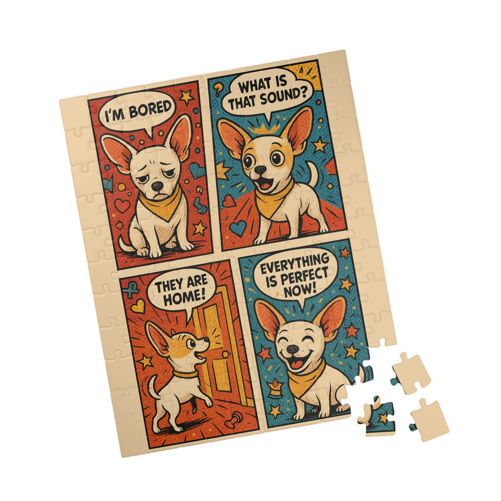 Pet-Themed Puzzle, Cute Pet Puzzle, Novelty Pet Gifts, Family Fun Activity, Indoor Game for Pet Lovers
