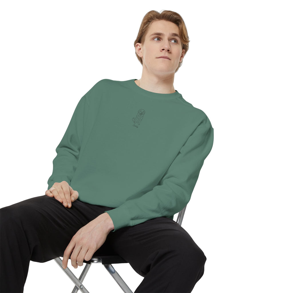 Cozy Garment-Dyed Sweatshirt, Casual Chic Top, Perfect for Gift Giving, Everyday Wear, Relaxed Comfort Style