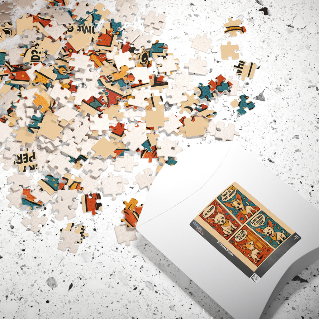 Pet-Themed Puzzle, Cute Pet Puzzle, Novelty Pet Gifts, Family Fun Activity, Indoor Game for Pet Lovers