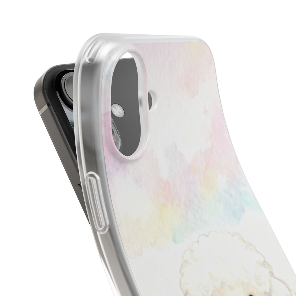 Personalized Pet Flexi Case, Cute Pet Phone Cover, Custom Pet Name Case, Colorful Animal Design, Gift for Pet Lovers