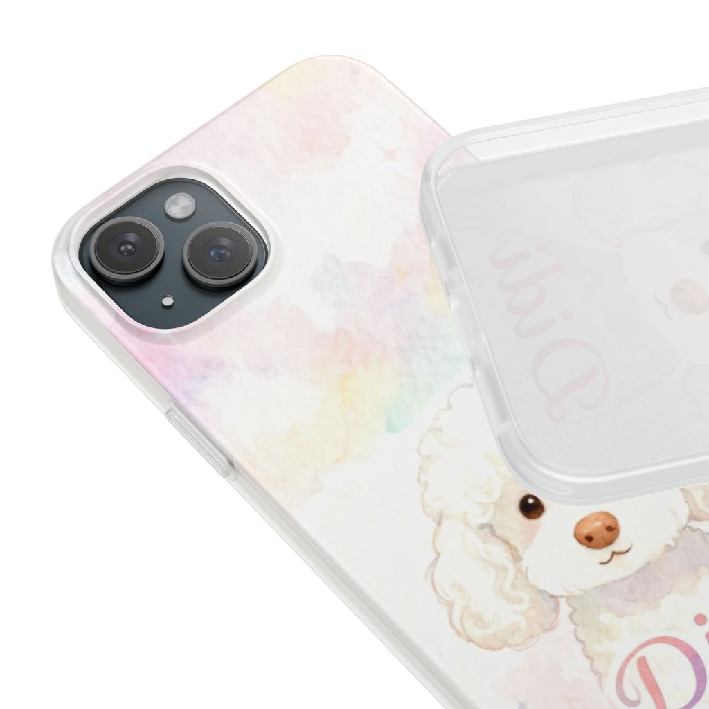 Personalized Pet Flexi Case, Cute Pet Phone Cover, Custom Pet Name Case, Colorful Animal Design, Gift for Pet Lovers