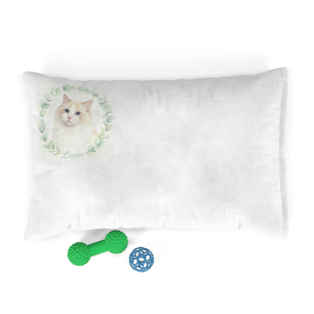 Elegant Pet Bed with Personalized Design, Plush Pet Cushion, Cat Bed, Dog Bed, Unique Pet Gift, Cozy Animal Lounge