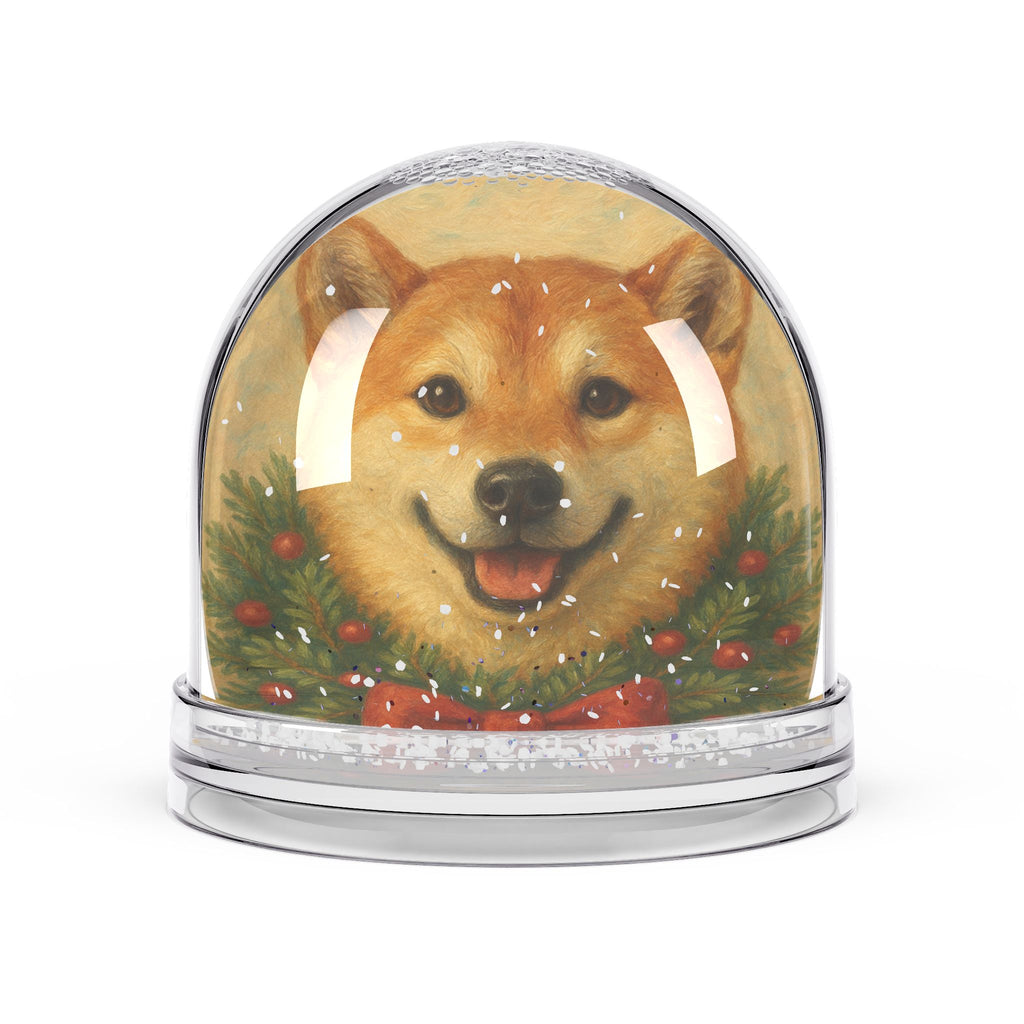 Shimmering Snow Globe | Holiday Decor, Unique Gift, Pet Lovers, Home Decoration, Seasonal Ornament