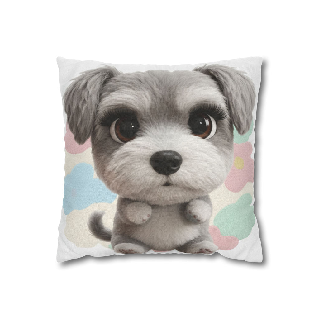Cute Pillowcase, Cozy Pet Lover Decor, Cartoon Pet Pillow, Bedroom Cushion Cover, Gift for Pet Owners, Animal Home Decor
