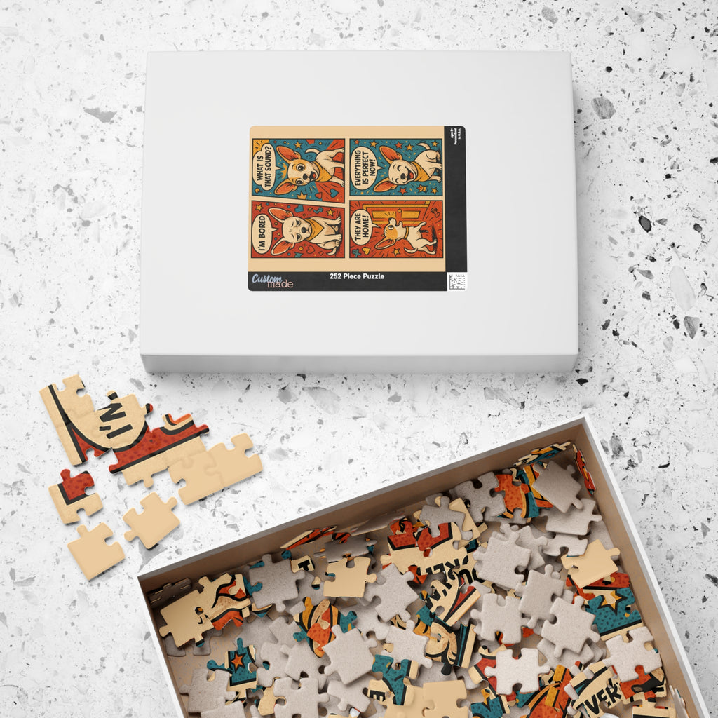 Pet-Themed Puzzle, Cute Pet Puzzle, Novelty Pet Gifts, Family Fun Activity, Indoor Game for Pet Lovers