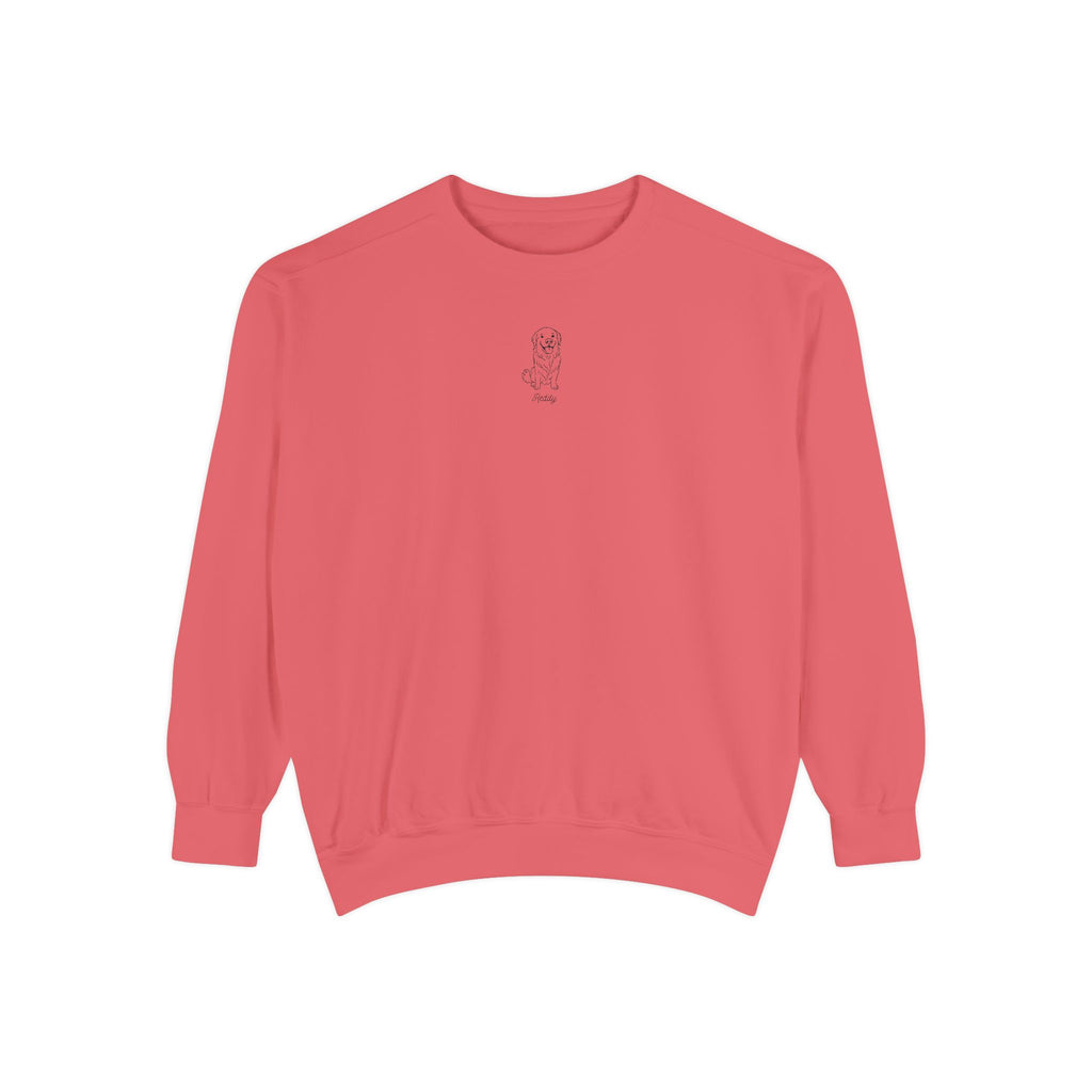 Cozy Garment-Dyed Sweatshirt, Casual Chic Top, Perfect for Gift Giving, Everyday Wear, Relaxed Comfort Style