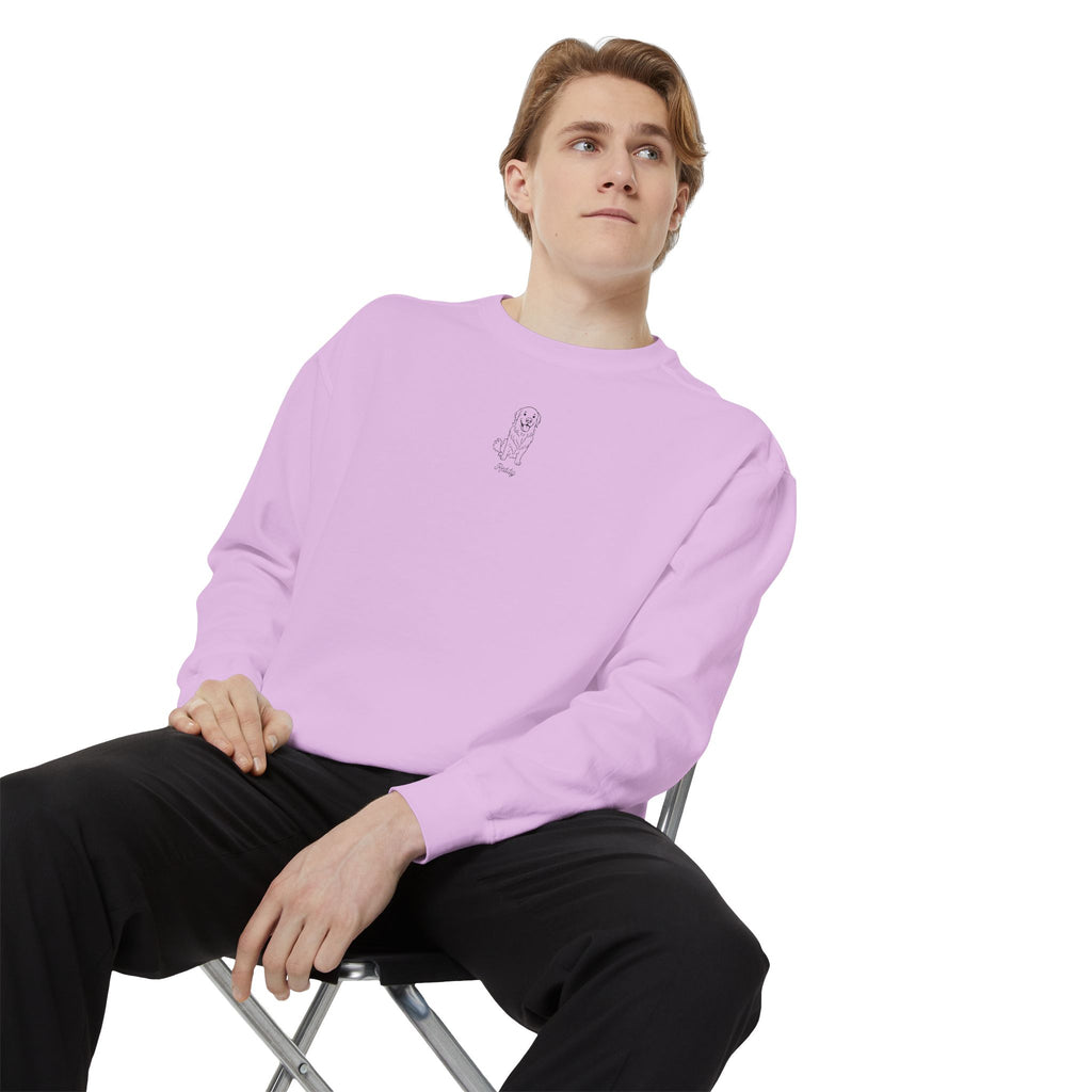 Cozy Garment-Dyed Sweatshirt, Casual Chic Top, Perfect for Gift Giving, Everyday Wear, Relaxed Comfort Style