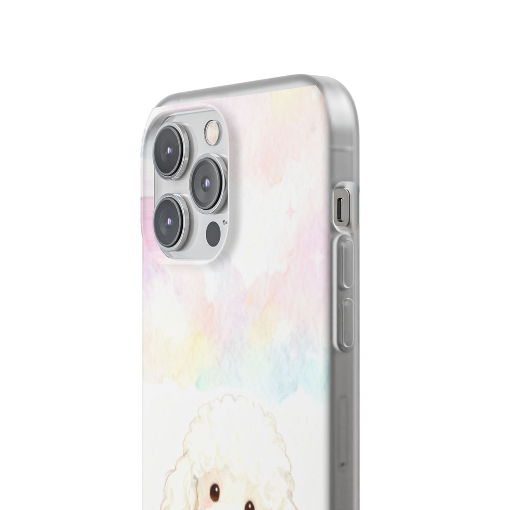 Personalized Pet Flexi Case, Cute Pet Phone Cover, Custom Pet Name Case, Colorful Animal Design, Gift for Pet Lovers
