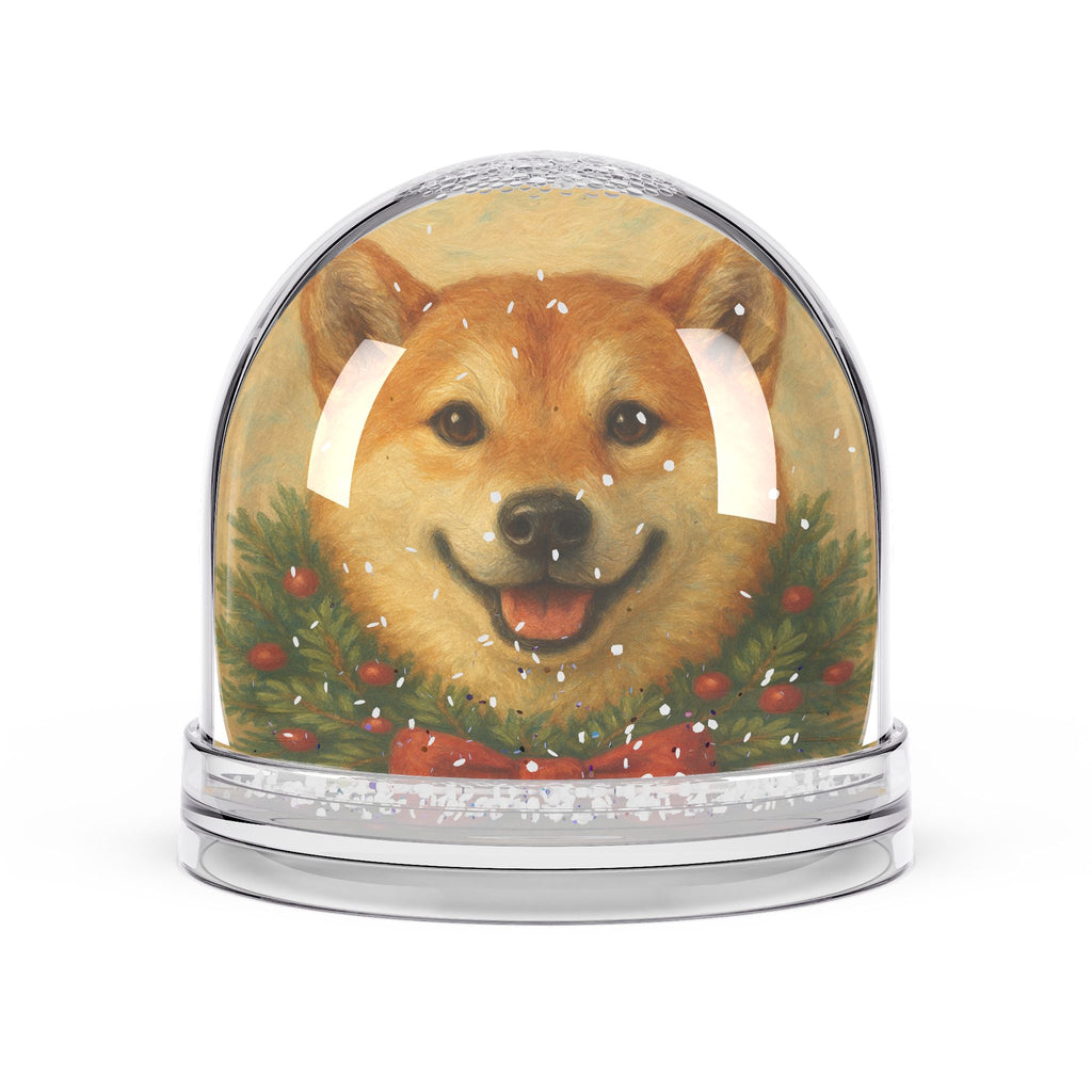 Shimmering Snow Globe | Holiday Decor, Unique Gift, Pet Lovers, Home Decoration, Seasonal Ornament