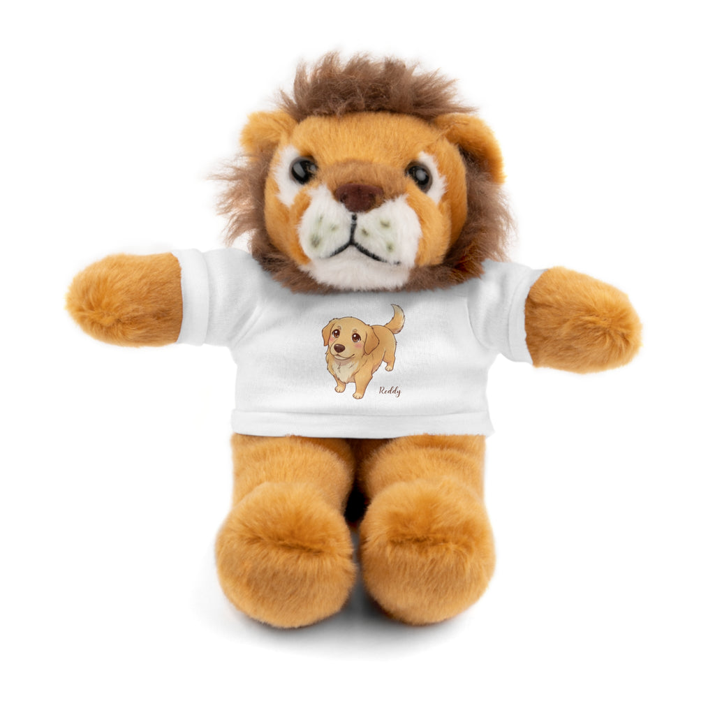 Personalized Stuffed Animal with Tee, Adorable Gift for Kids/Pets, Cute Birthday Present, Stuffed Animal for All Occasions