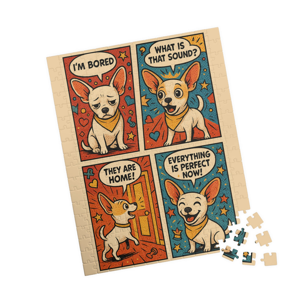 Pet-Themed Puzzle, Cute Pet Puzzle, Novelty Pet Gifts, Family Fun Activity, Indoor Game for Pet Lovers