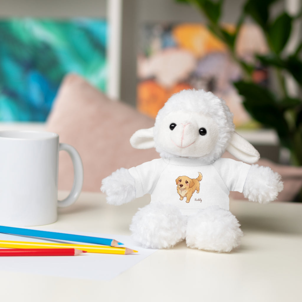 Personalized Stuffed Animal with Tee, Adorable Gift for Kids/Pets, Cute Birthday Present, Stuffed Animal for All Occasions