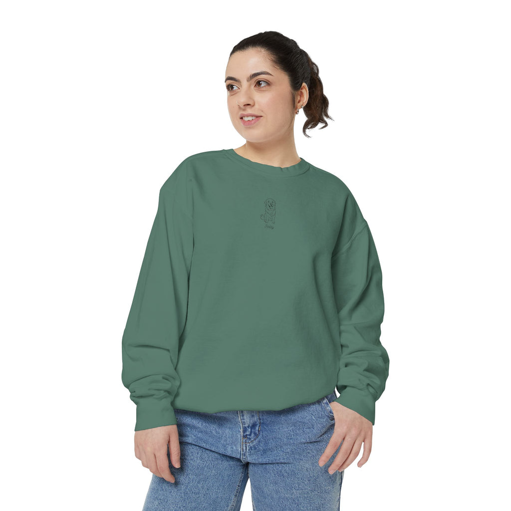 Cozy Garment-Dyed Sweatshirt, Casual Chic Top, Perfect for Gift Giving, Everyday Wear, Relaxed Comfort Style