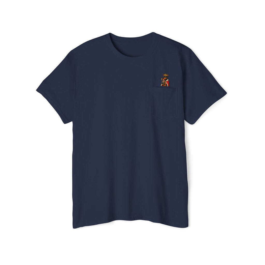Pocket T-Shirt with Adorable Design, Unisex Cotton Tee, Casual Wear, Fun Gift for Animal Lovers, Birthday Present, Summer Style