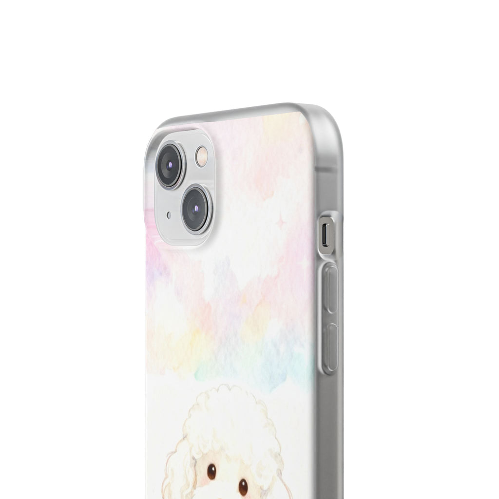 Personalized Pet Flexi Case, Cute Pet Phone Cover, Custom Pet Name Case, Colorful Animal Design, Gift for Pet Lovers