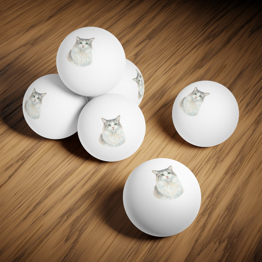 Fun Ping Pong Balls, Fun Pet Lover's Gift, Playful Sports Accessory, Unique Party Favor