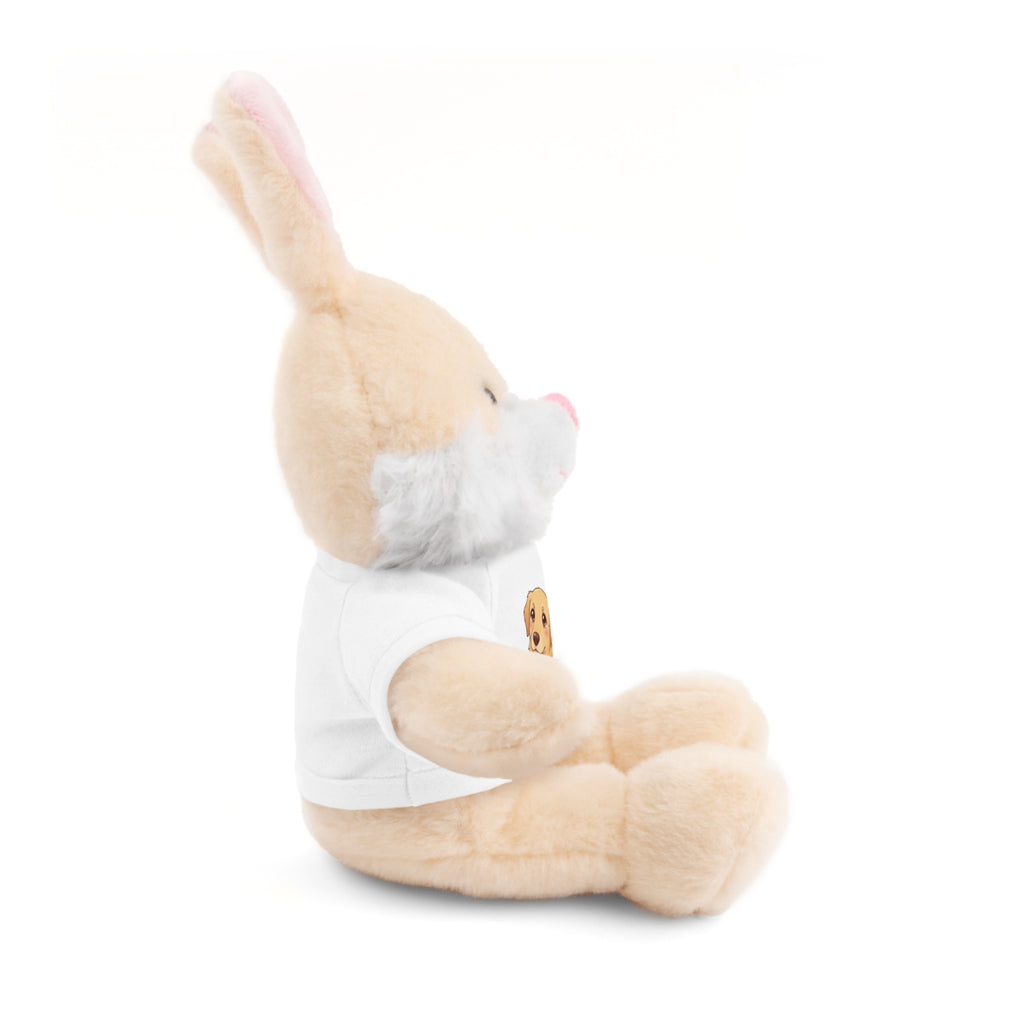 Personalized Stuffed Animal with Tee, Adorable Gift for Kids/Pets, Cute Birthday Present, Stuffed Animal for All Occasions