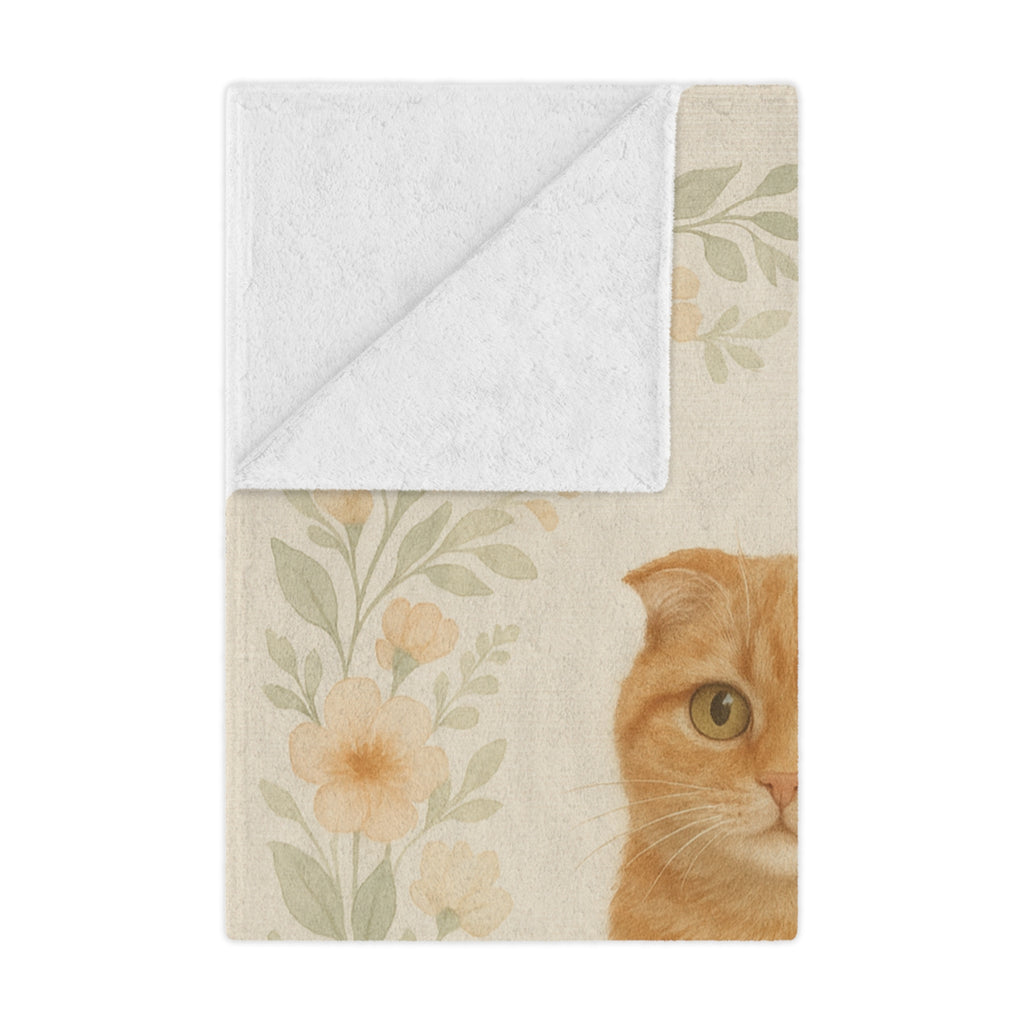 Ultra Soft Minky Blanket | High Quality Blanket, Kitty/Puppy Decor, Pet Lover Gift, Floral Throw Blanket, Warm Snuggle