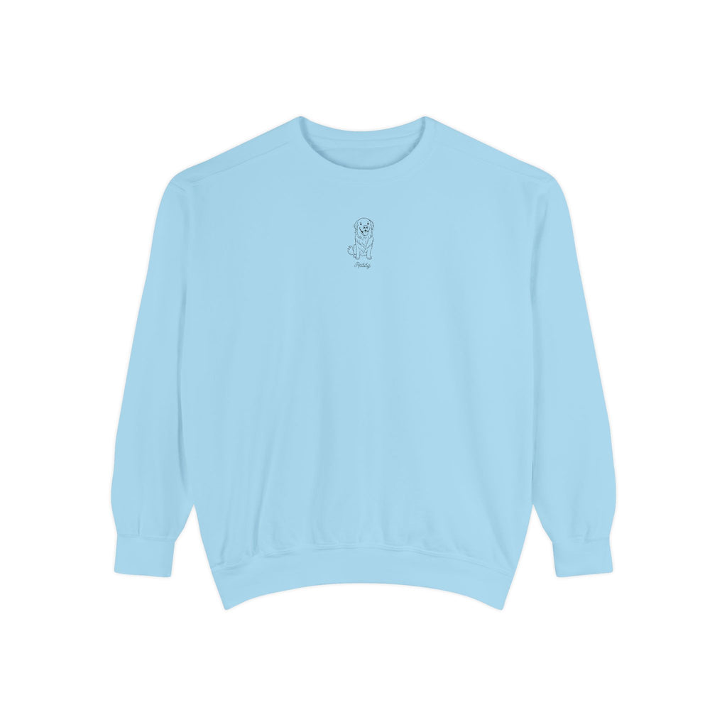 Cozy Garment-Dyed Sweatshirt, Casual Chic Top, Perfect for Gift Giving, Everyday Wear, Relaxed Comfort Style