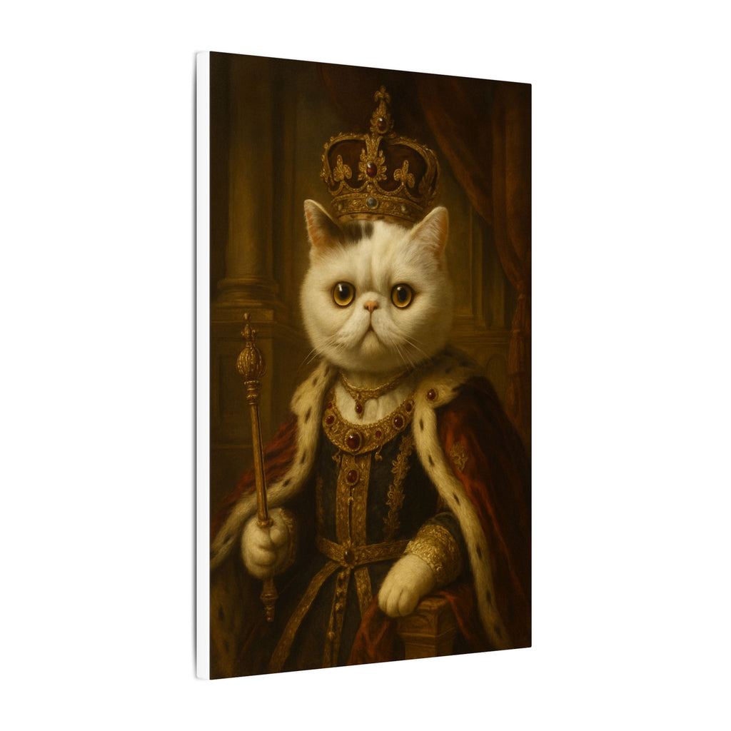 Royal Canvas Art, Unique Home Decor, Pet Lover Gift, Wall Art