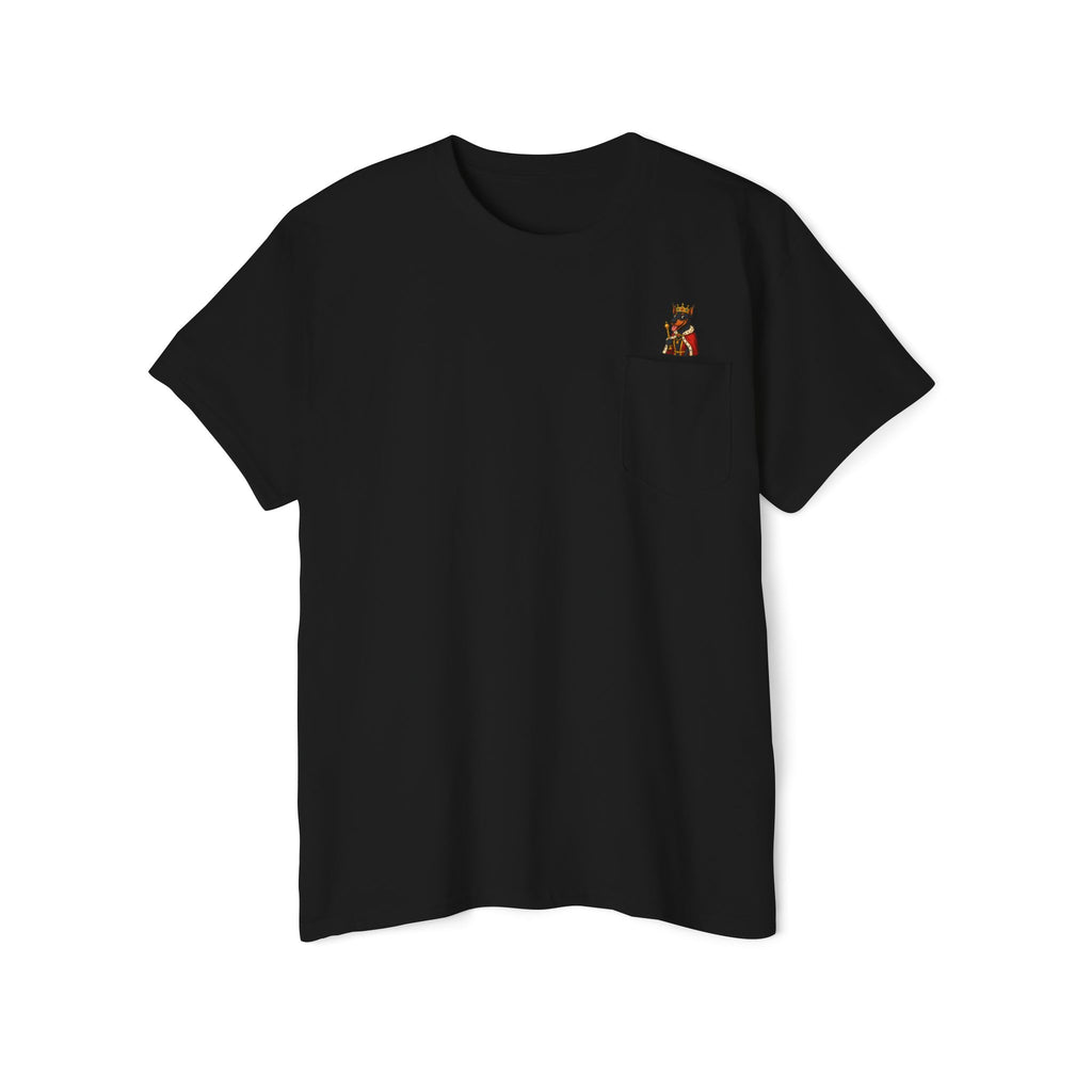 Pocket T-Shirt with Adorable Design, Unisex Cotton Tee, Casual Wear, Fun Gift for Animal Lovers, Birthday Present, Summer Style