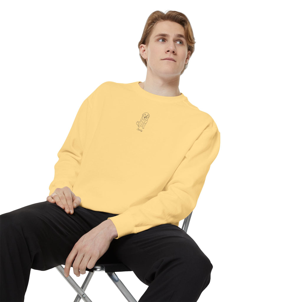 Cozy Garment-Dyed Sweatshirt, Casual Chic Top, Perfect for Gift Giving, Everyday Wear, Relaxed Comfort Style