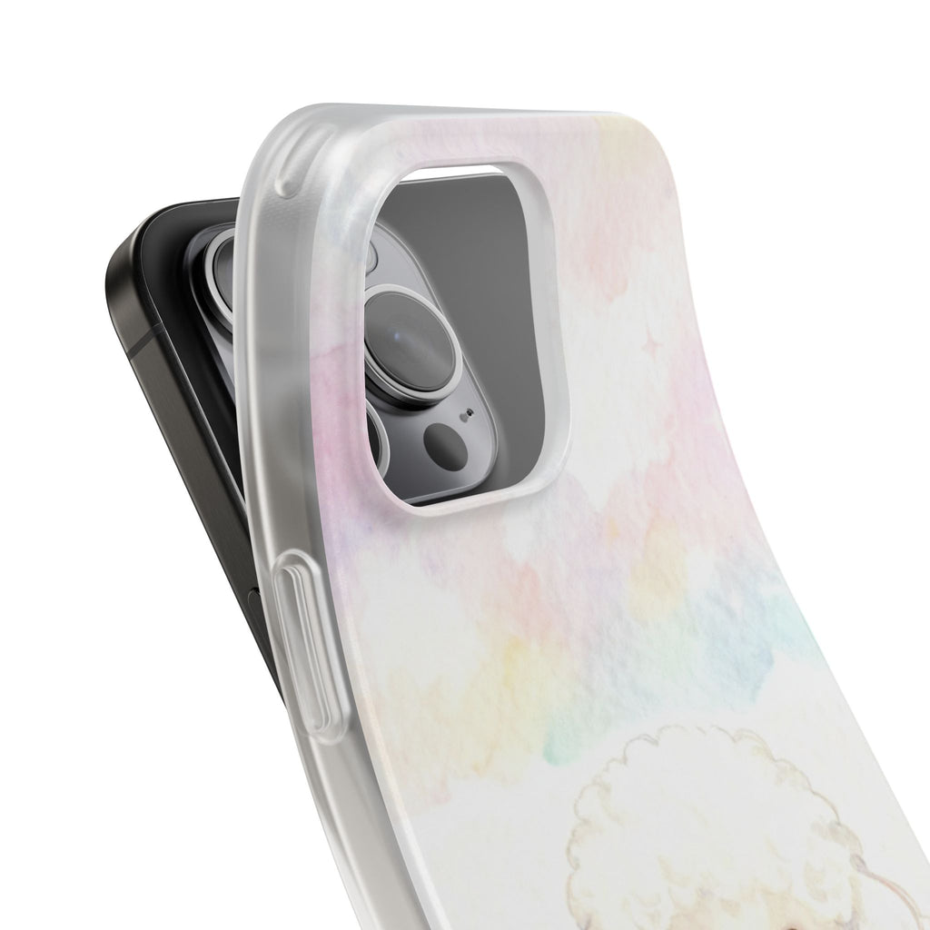 Personalized Pet Flexi Case, Cute Pet Phone Cover, Custom Pet Name Case, Colorful Animal Design, Gift for Pet Lovers
